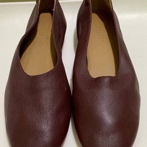 NEW Everlane Day Glove in Burgundy, Size 7.5